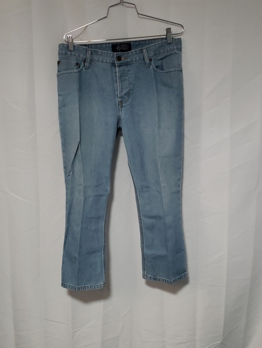 Levis Juniors 13 High Riae Ankle Straight Leg Light Wash Jeans